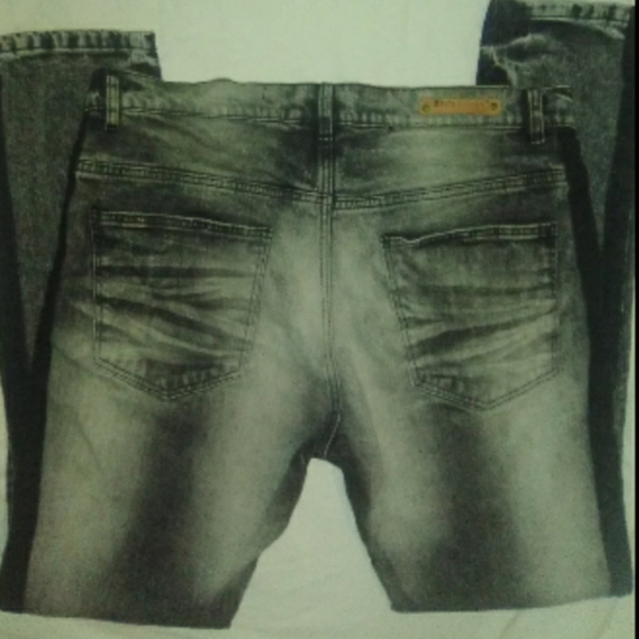 Evolution in Design Men's Moto Jeans - Picture 3 of 5